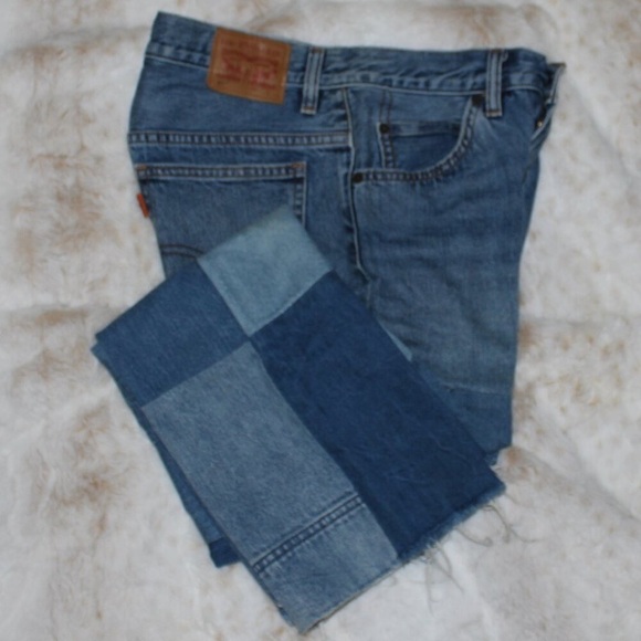 🎉2xHP🎉Levi's 505C Orange Tab Five Pocket Jeans - Picture 3 of 4